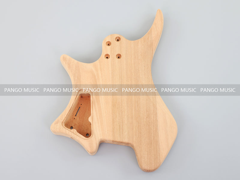 Headless DIY Electric Guitar Kit with AAA Quilted Maple Top (ZQN-021S-X)