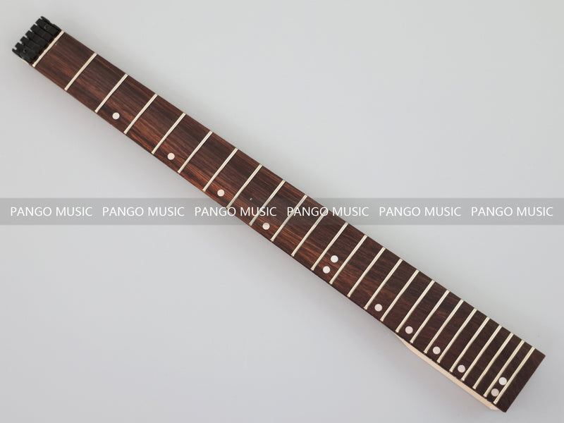 Headless DIY Electric Guitar Kit with Burl Maple Top (ZQN-004S-X)