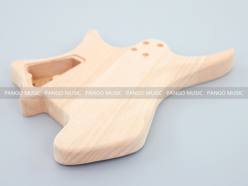 Headless DIY Electric Guitar Kit with Burl Maple Top (ZQN-004S-X)