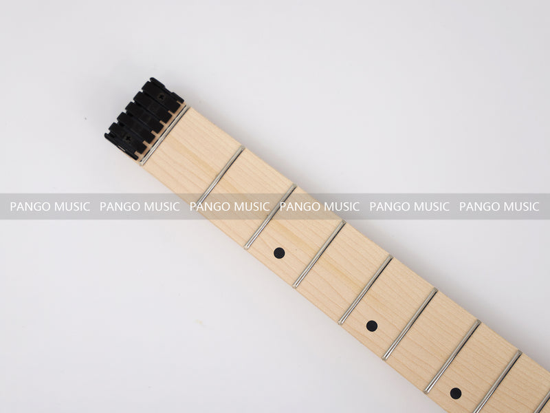 Headless DIY Electric Guitar Kit with Quilted Maple Top (ZQN-013S)