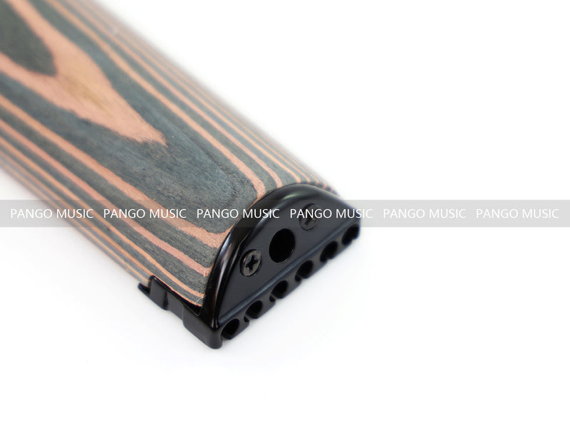 Headless Left-Handed All Zebrawood DIY Electric Guitar Kit (ZQN-017S)