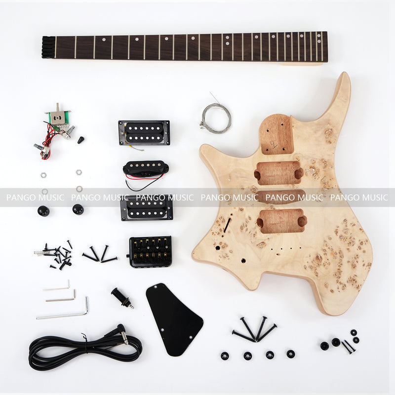 Left-Handed Headless DIY Electric Guitar Kit (ZQN-018S)