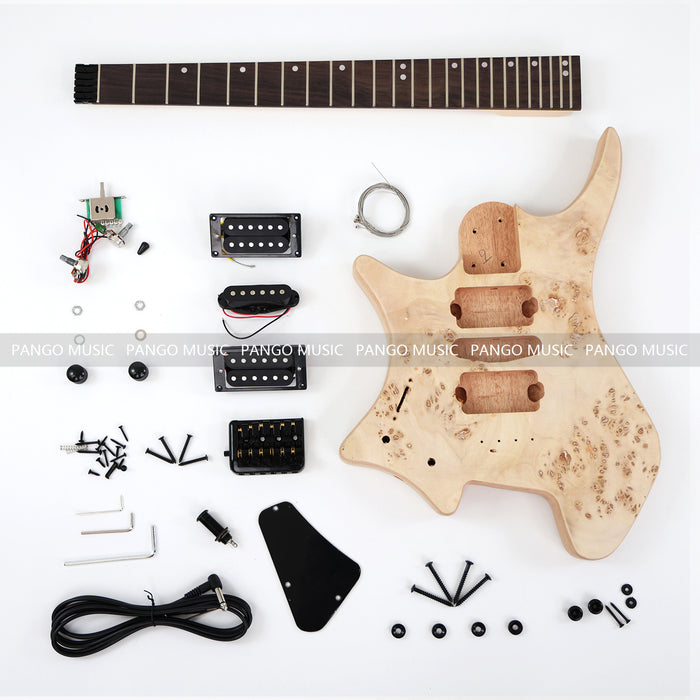 Headless Left Hand DIY Electric Guitar Kit (ZQN-018S)