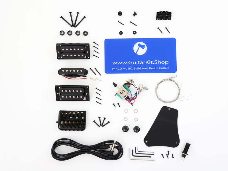Left-Handed Headless DIY Electric Guitar Kit (ZQN-018X)