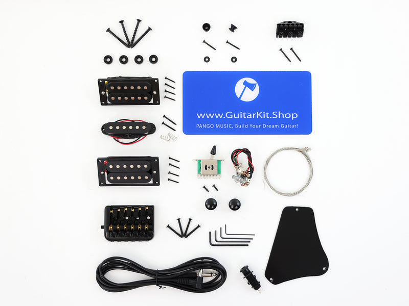 Left-Handed Headless DIY Electric Guitar Kit (ZQN-019X)