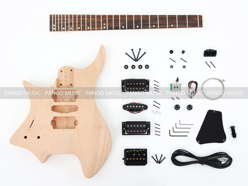 Left-Handed Headless DIY Electric Guitar Kit (ZQN-019X)