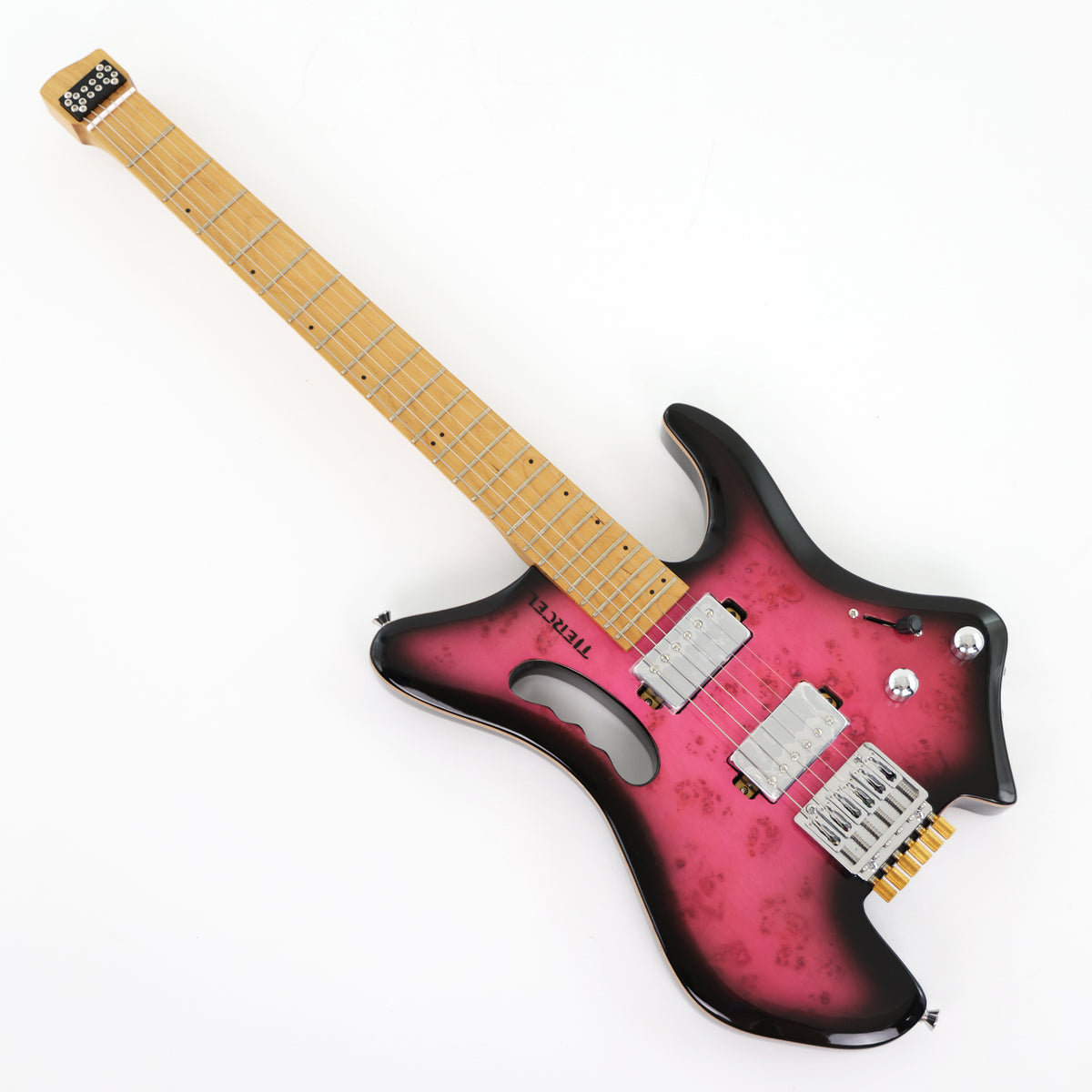 Headless Roasted Maple Neck Electric Guitar (PMY-009) — Guitar Kit Shop