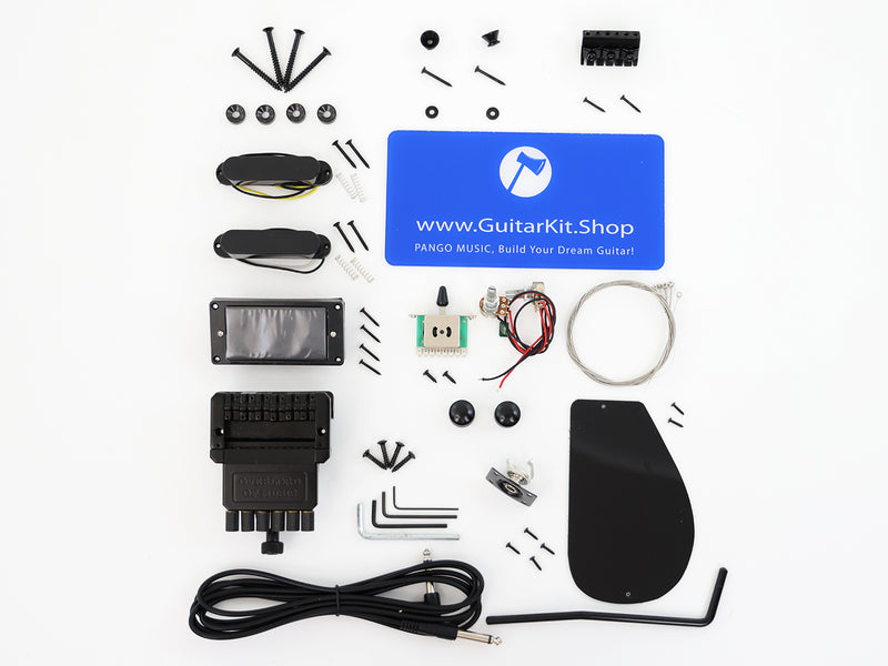 Headless Style Left-Handed Ash Body DIY Electric Guitar Kit (14837, Limited Edition)