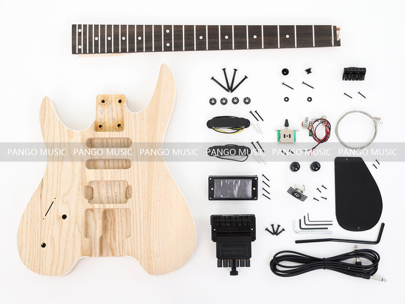 Headless Style Left-Handed Ash Body DIY Electric Guitar Kit (14837, Limited Edition)