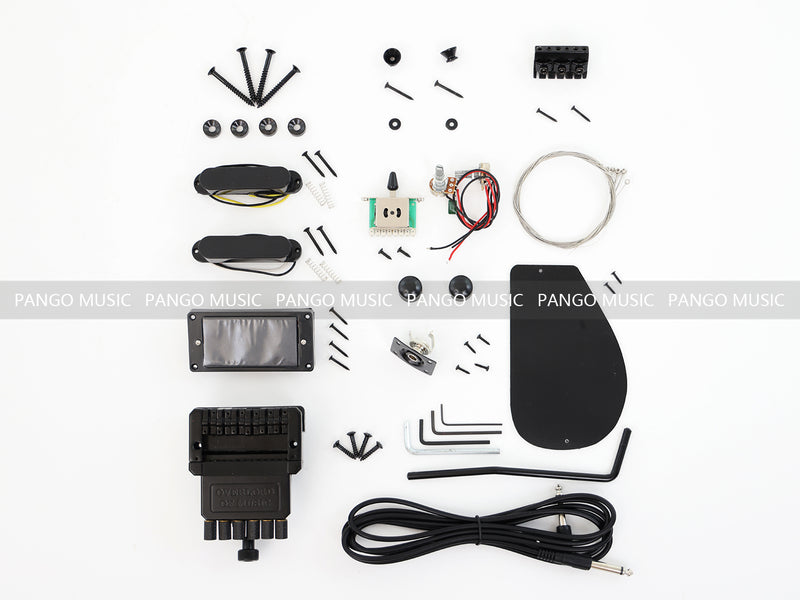 Headless Style Left-Handed Ash Body DIY Electric Guitar Kit (14837, Limited Edition)