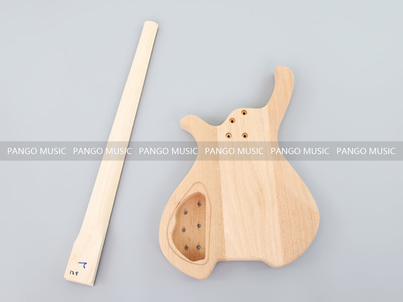 4-String Headless Style DIY Electric Bass Guitar Kit (PTM-129X)