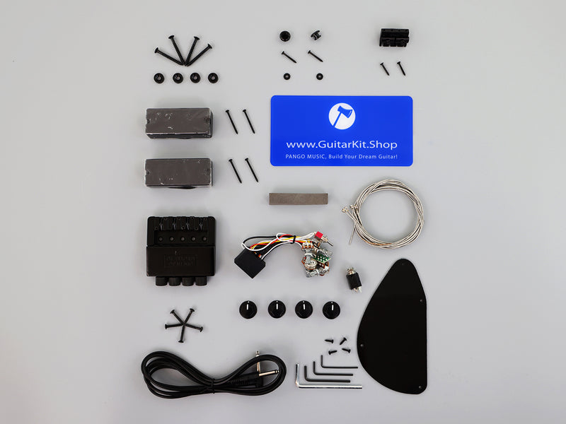 4-String Headless Style DIY Electric Bass Guitar Kit (PTM-129X)