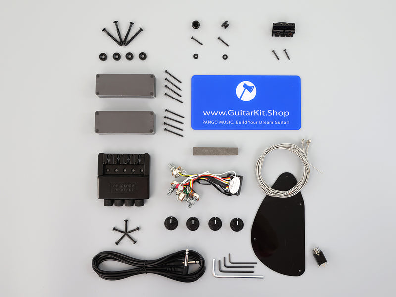 4-String Headless Style DIY Electric Bass Guitar Kit (PTM-129)