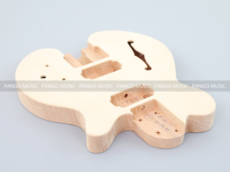 Headless Style Semi Hollow Body DIY Electric Guitar Kit (PTM-152)