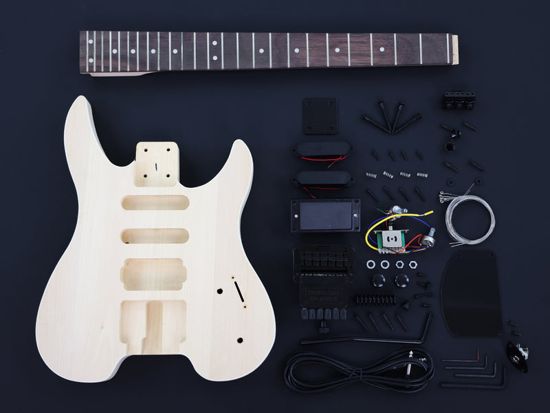 Headless Style DIY Electric Guitar Kit (PWT-716, Limited Edition)