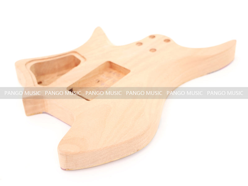Headless Style Mahogany & Epoxy Resin Body DIY Electric Guitar Kit (10819, Limited Edition)