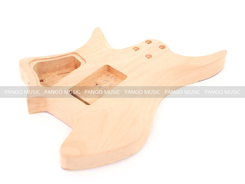 Headless Style Mahogany & Epoxy Resin Body DIY Electric Guitar Kit (10819, Limited Edition)
