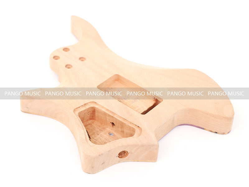 Headless Style Mahogany & Epoxy Resin Body DIY Electric Guitar Kit (10819, Limited Edition)