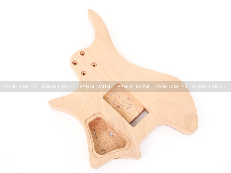 Headless Style Mahogany & Epoxy Resin Body DIY Electric Guitar Kit (10819, Limited Edition)