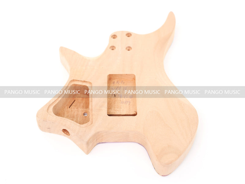 Headless Style Mahogany & Epoxy Resin Body DIY Electric Guitar Kit (10819, Limited Edition)
