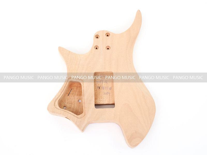 Headless Style Mahogany & Epoxy Resin Body DIY Electric Guitar Kit (10819, Limited Edition)