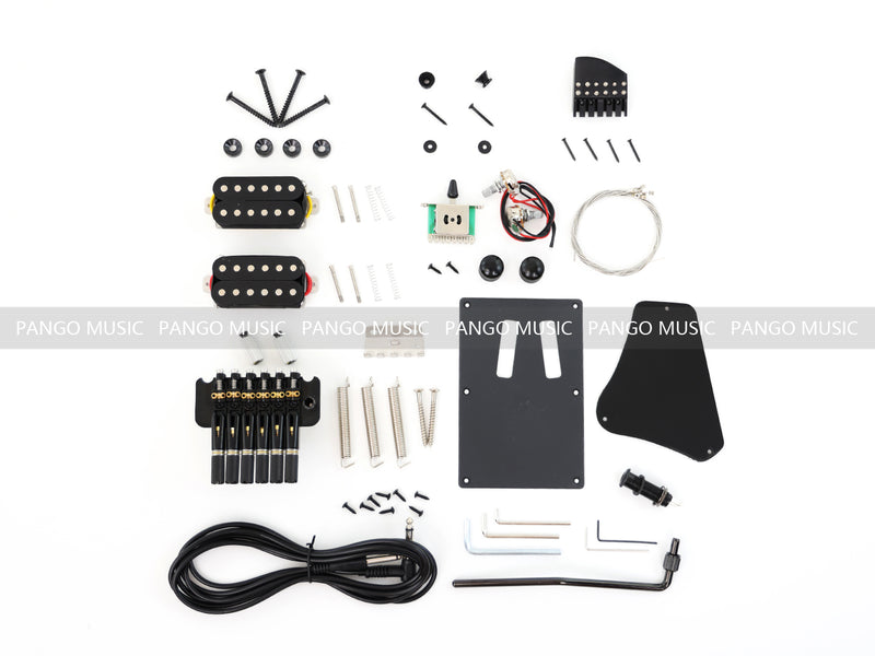 Headless Style Mahogany & Epoxy Resin Body DIY Electric Guitar Kit (10819, Limited Edition)
