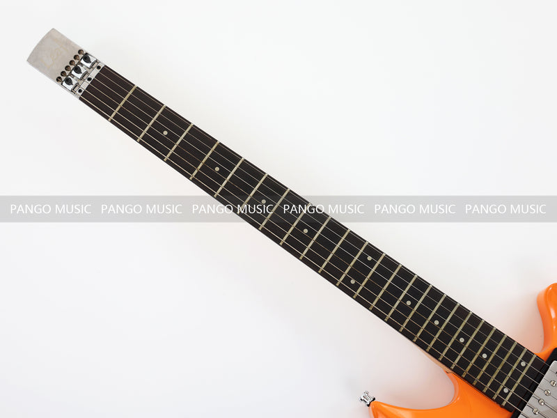 Headless Style Orange Finish Electric Guitar (PXY-550)