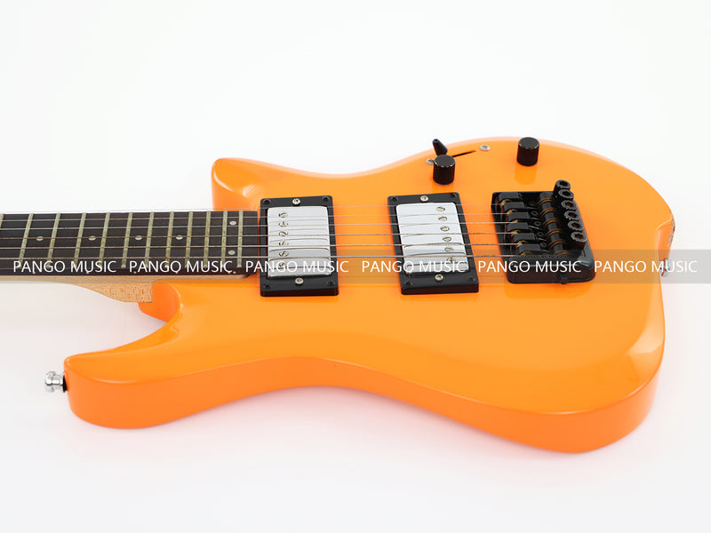 Headless Style Orange Finish Electric Guitar (PXY-550)