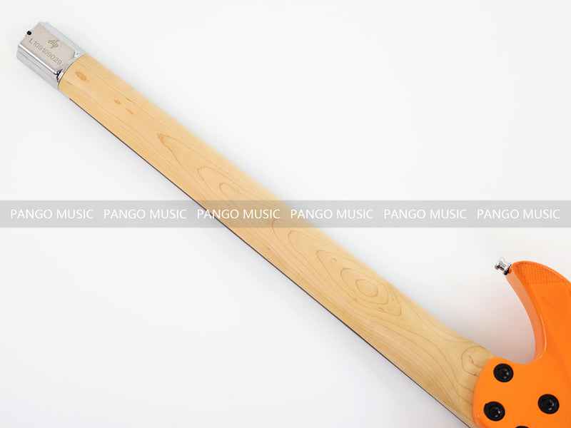 Headless Style Orange Finish Electric Guitar (PXY-550)