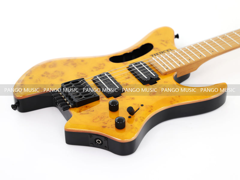 Headless Style Roasted Maple Neck Electric Guitar (PMY-010)