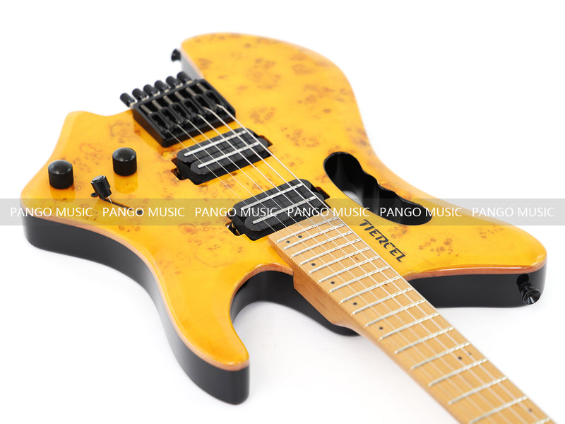 Headless Style Roasted Maple Neck Electric Guitar (PMY-010)