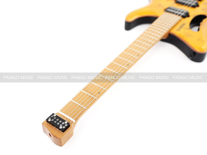 Headless Style Roasted Maple Neck Electric Guitar (PMY-010)