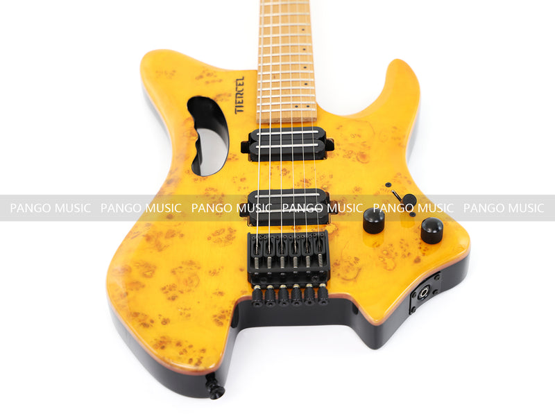 Headless Style Roasted Maple Neck Electric Guitar (PMY-010)