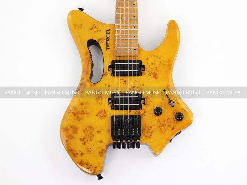 Headless Style Roasted Maple Neck Electric Guitar (PMY-010)