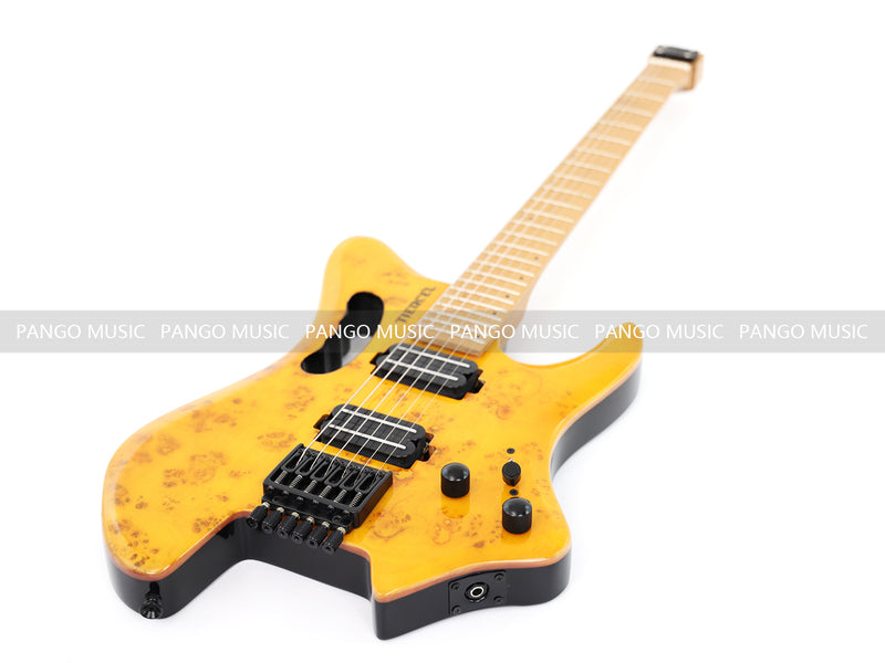 Headless Style Roasted Maple Neck Electric Guitar (PMY-010)