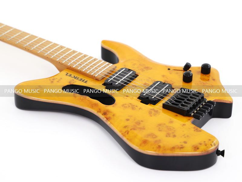 Headless Style Roasted Maple Neck Electric Guitar (PMY-010)