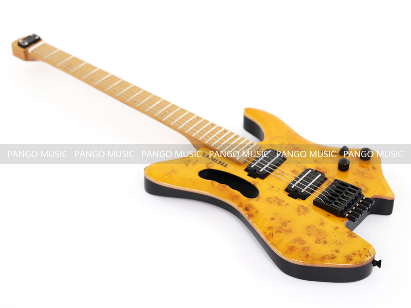 Headless Style Roasted Maple Neck Electric Guitar (PMY-010)