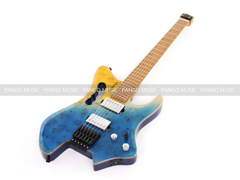 Headless Style Roasted Maple Neck Electric Guitar (PMY-012)