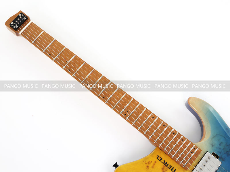 Headless Style Roasted Maple Neck Electric Guitar (PMY-012)