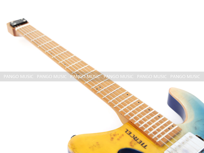 Headless Style Roasted Maple Neck Electric Guitar (PMY-012)