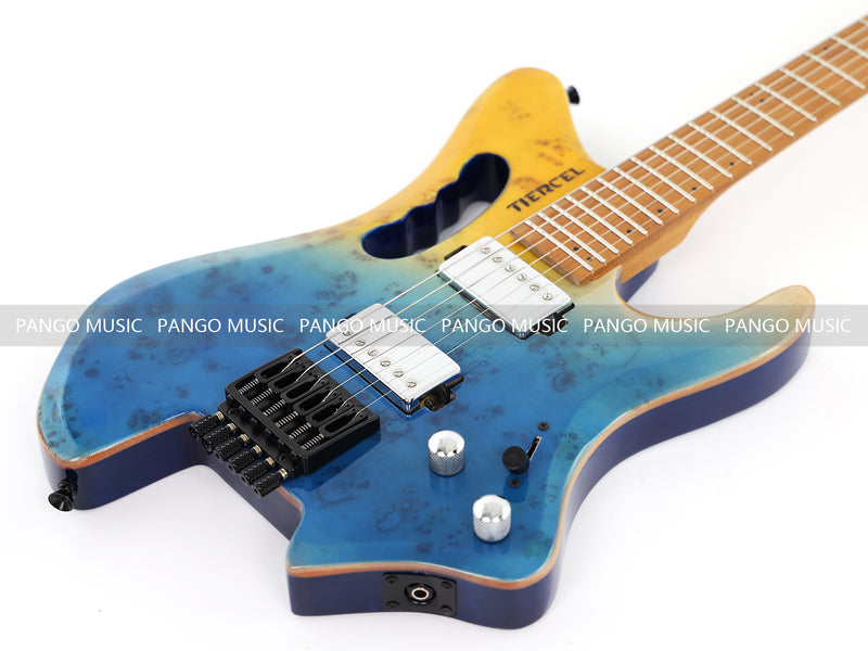 Headless Style Roasted Maple Neck Electric Guitar (PMY-012)