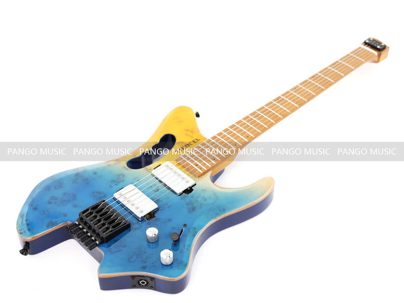 Headless Style Roasted Maple Neck Electric Guitar (PMY-012)