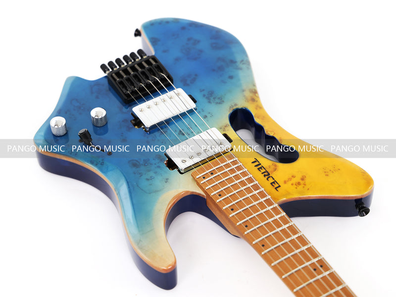 Headless Style Roasted Maple Neck Electric Guitar (PMY-012)