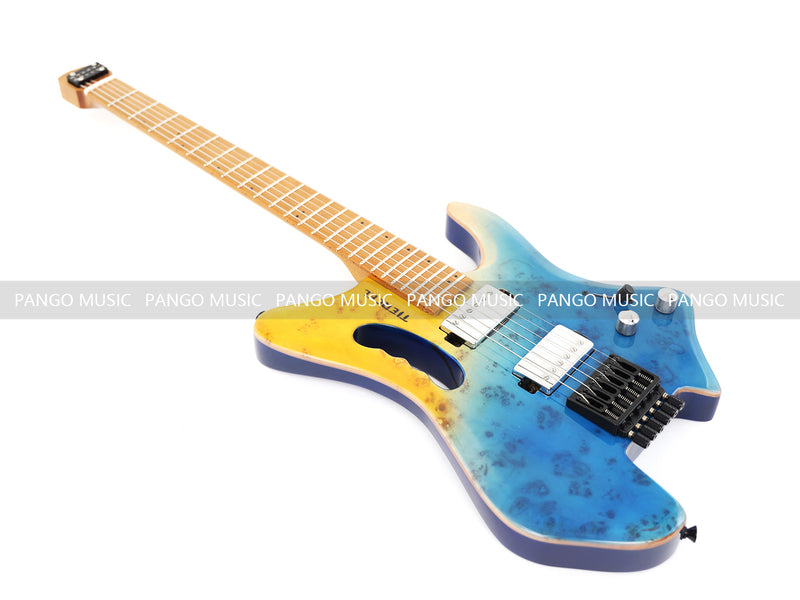 Headless Style Roasted Maple Neck Electric Guitar (PMY-012)