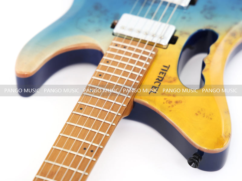 Headless Style Roasted Maple Neck Electric Guitar (PMY-012)