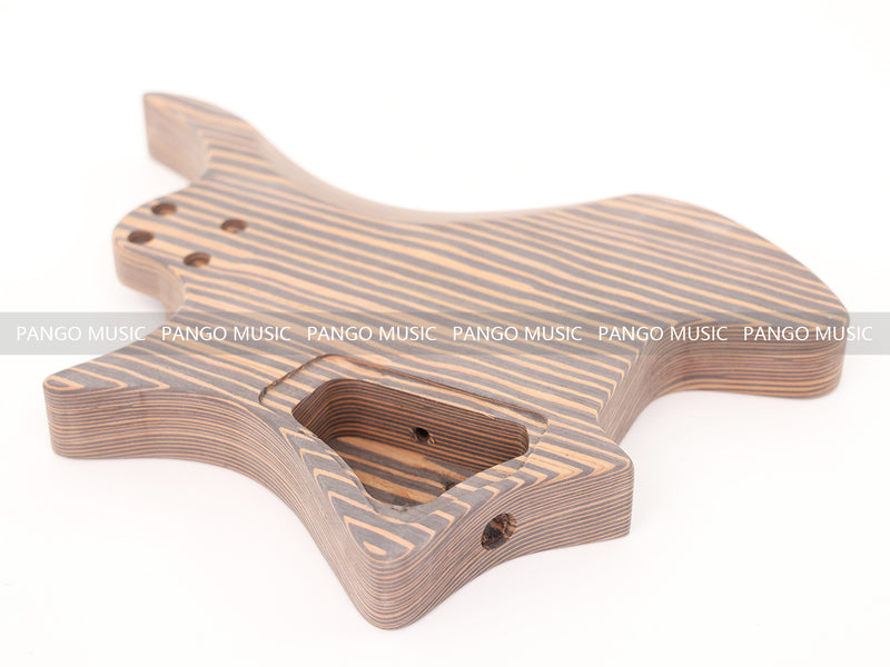 Headless / Zebrawood Body DIY Electric Guitar Kit (ZQN-001X)