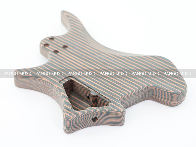Headless Zebrawood Body DIY Electric Guitar Kit (ZQN-002S-X)