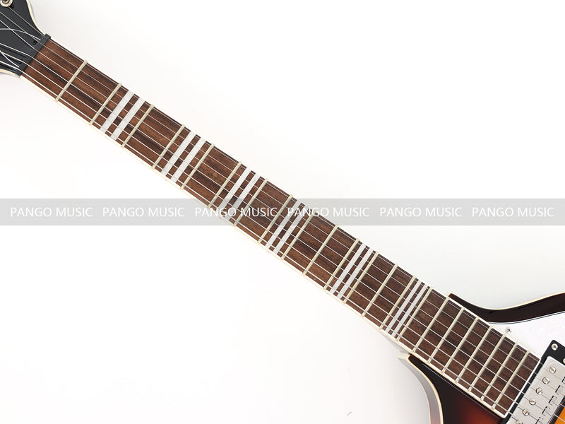 Hofner Style Semi Hollow Body Sunburst Electric Guitar (PHF-117X)