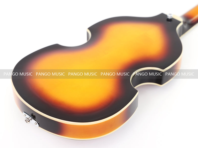 Hofner Style Semi Hollow Body Sunburst Electric Guitar (PHF-117X)