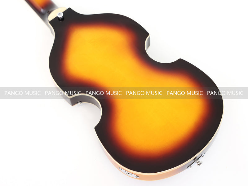 Hofner Style Semi Hollow Body Sunburst Electric Guitar (PHF-117X)